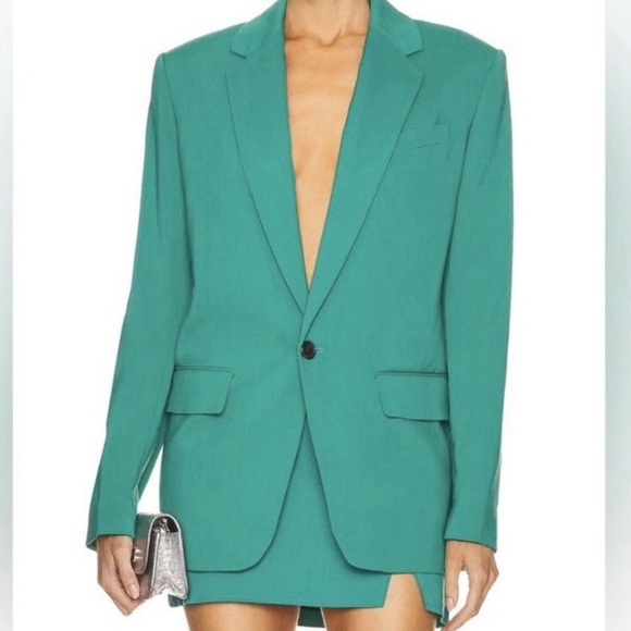 A.L.C. Jackets & Blazers - A.L.C. Dakota One-Button Blazer Jacket Jade Green Women's Size 6